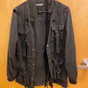 Carmar Black utility jacket